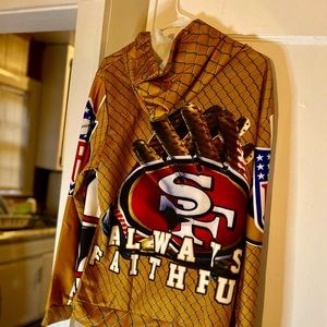 NFL San-Francisco 49ers 3D Light Hoodie